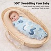 Yoofoss Muslin Swaddle Blankets, 4-Pack Receiving Blankets for Baby Boys