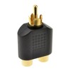 Mr. Gadget's Solutions® GOLD RCA Audio Cable Y Splitter Adapter