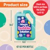 67 OZ Iridescent Bubble Solution Refill | Non-Toxic Pre-Mix Bubble