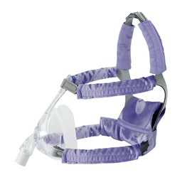 7 PCS Satin CPAP Mask Strap Covers, Comfortable CPAP Strap Covers, Silky CPAP Mask Cushions to Fit F&P Simplus Full Face Mask, Anti Wrinkle CPAP Hair Protector for Reducing Red Marks (Purple)