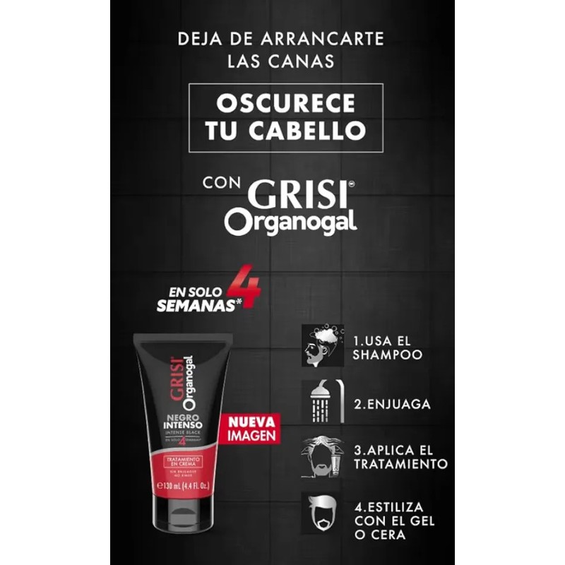 2 Tratamiento En Crema Organogal Negro Intenso 130ml