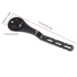 Bike Computer Mount, Carbon Fiber GPS Odometer Handlebar Holder Extension Mount for Garmin Bryton