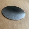 1/16" Thick Stainless Steel Disc, Choose Diameter, Brushed #4 Finish,