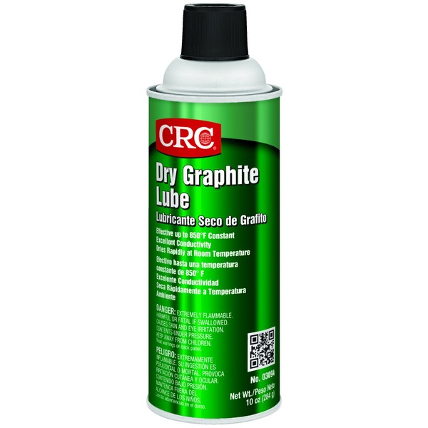 CRC Dry Graphite Lube 03094 – 10 Wt. Oz, Dry Film Lubricant