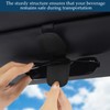 Jyinelx 2 Pieces Sunglasses Holder for Car Sun Visor, Matching