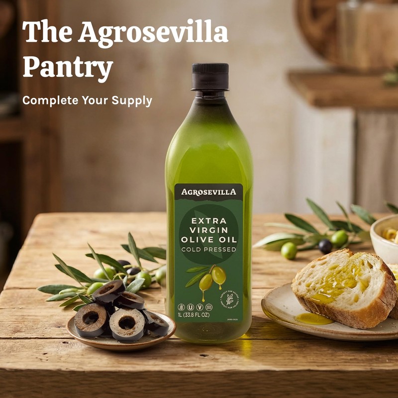 Agrosevilla Sliced Black Olives, Spanish Ripe Black Olives Pre Sliced,