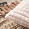 DEELAND Pack of 2,Double-Sided Faux Fur Plush Decorative Throw Pillow
