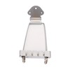 4 String Guitar Talipiece Metal Silver Burr Free Guitar Tailpiece