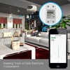 WiFi Smart Energy Monitor Switch Meter, Compatible with Alexa Google