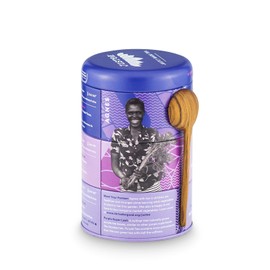 JusTea PURPLE TEA TRIO | 3 Flavour Tin Variety Pack with Hand Carved Tea Spoon| 45+ Cups of Loose Leaf Tea | Very Low Caffeine | Fair Trade | Non-GMO