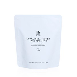Benton Guava 70 Skin Toner Calming Pad Pack (70 sheets, refill) Soothing dewy skin, vegan skin texture / 벤튼 구아바 70 스킨 토너 진정 패드 팩 (70매, 리필) 진정 수부지 비건 피부결