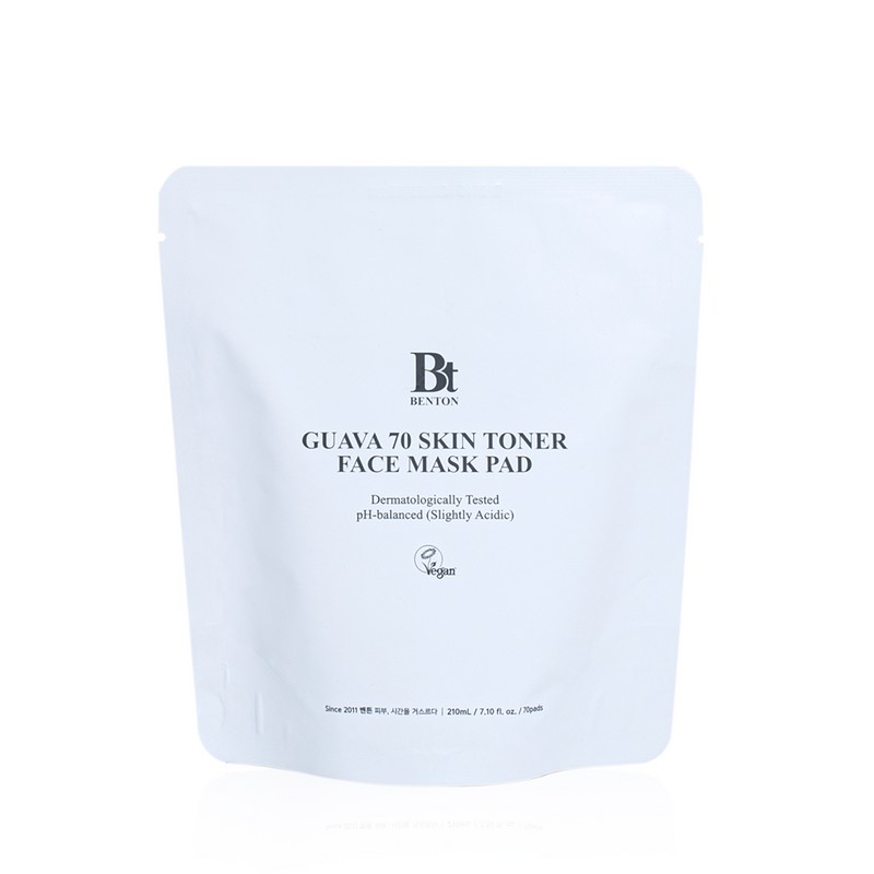 Benton Guava 70 Skin Toner Calming Pad Pack (70 sheets,