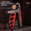 Adjustable Hand Grip Strengthener 11-220Lbs/100KG with Auto Counter - Forearm