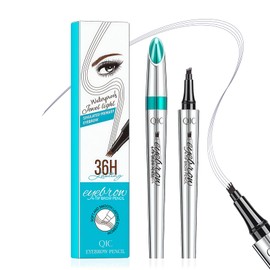 YBUETE Eyebrow Pen Microblading Eyebrow Pencil, Four-Pronged Tip Microfine Split Eyebrow Pen, Professional Bionic 3D Natural Eyebrow Makeup, Long-Lasting Waterproof Eye Brow Pencils for Women