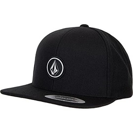 Volcom Quarter Twill Snapback Cap, black