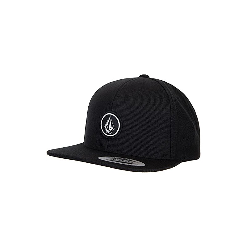 Volcom Quarter Twill Snapback Cap, black