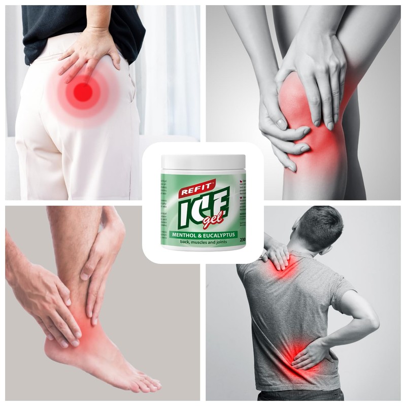 REFIT ICE gel Menthol & Eucalyptus, 500 ml, Extra Strong