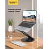 Nulaxy Telescopic 360 Rotating Laptop Stand for Desk Adjustable Height