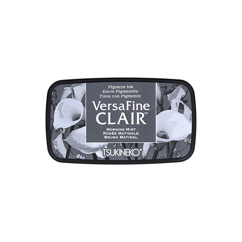 Tsukineko Morning Mist Versafine Clair Ink Pad, Synthetic Material, Grey,