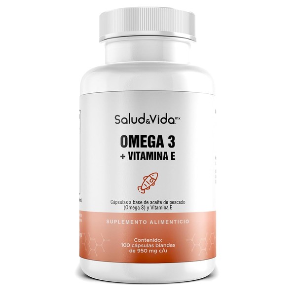 Omega 3 con Vitamina E 200mg EPA y 100mg DHA