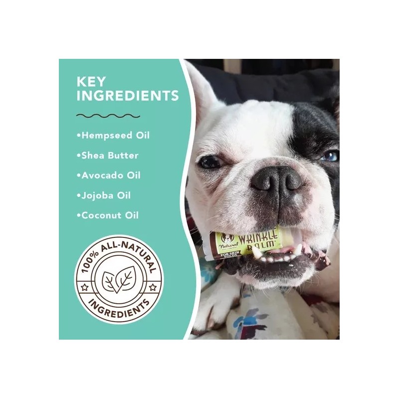 Natural Dog Company Wrinkle Arrugas Perro Balsamo .15oz