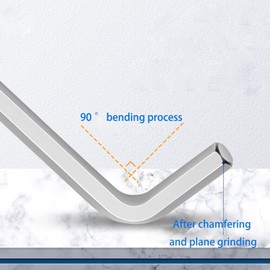 Grekywin 18mm Ball End Hex Key Allen Wrench, Long Arm 300mm, 18mm Truss Rod for Household DIY, Professional Machine Repairing