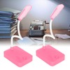 2 Sets LED Desk Lamp Pink Flexible Gooseneck Foldable Home