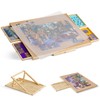 Tektalk Jigsaw Puzzle Table with Integrated Adjustable Stand/Bracket and Removable