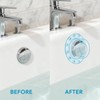2 Pack Bathtub Overflow Cover,Bathtub Stoppers,6.1 Inch PVC Bathtub Overflow