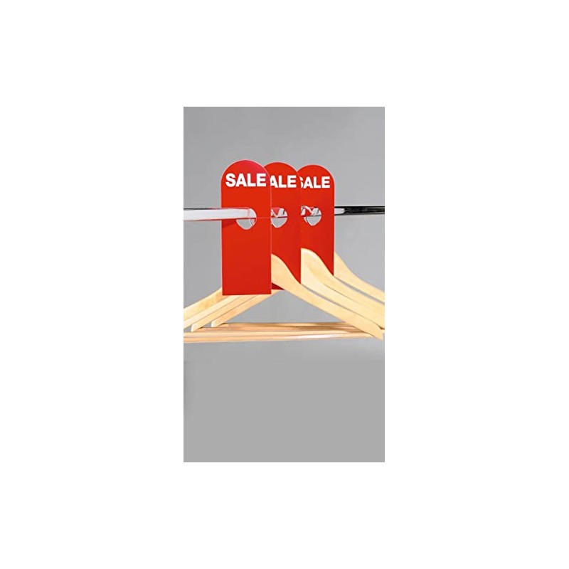 Deco Woerner Salereiter Saleaktion Action Tabs Sale Hangers Red Pack