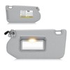 Sun Visor with Light for 2013-2018 Nissan Pathfinder, 2014-2017 Infiniti
