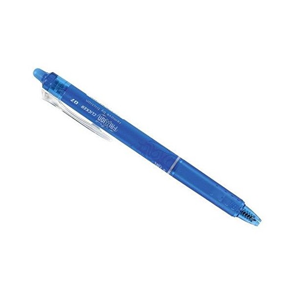 Pilot Frixion Ball Clicker Retractable Rollerball Pen 0.5 Turquoise Pack