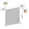 Lihopefe Universal Replacement Mounting Brackets of Exterior Sun Shades Roller