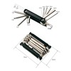 HOUSON 13-in-1 Folding Bicycle Tool Set, Bicycle Multi-Tool with Hex