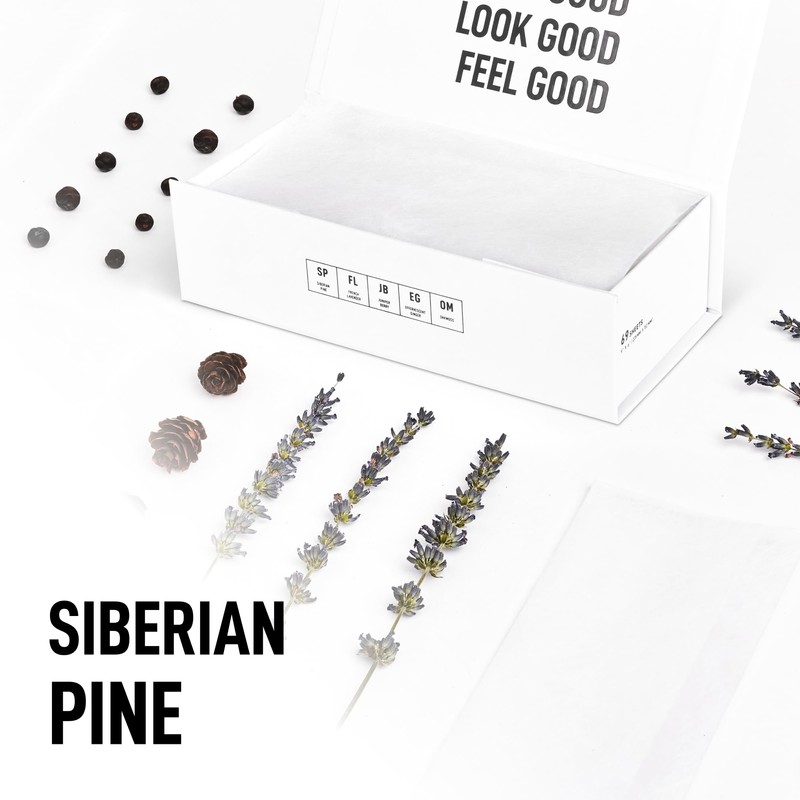 Laundry Sauce - Laundry Dryer Sheets (Siberian Pine), Luxury Fragrance,