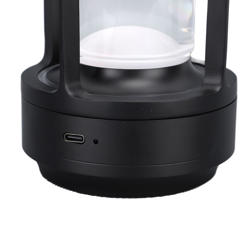 Cordless Table Lamp Crystal Lampshade 16 Color Temperatures Remote Control