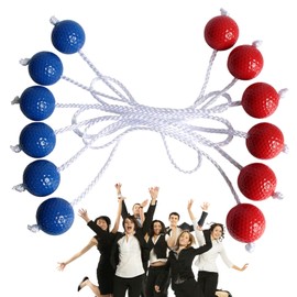 Ladder Balls - Indoor Ladder Toss Ball Set of 6 | Portable Interactive Equipment for Excercise and Practice Courtyard Leisure Lawn Picnic Friends Gathering