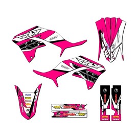 2020-2024 KLX 230 R 13 FLY Pink Senge Graphics Base Kit Compatible with Kawasaki
