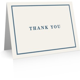 Quni Brand Classic Thank You Note Card Set (24 cards with blank matching envelopes) Vintage Cards
