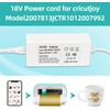 lojiraz 18V Charger Power Cord for Cricut Joy Smart Cutting