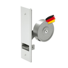 BAUHELD® Roller Shutter Belt Winder Flush-Mounted [Made in Germany] – Maxi Inlet Belt Winder Made of Steel – For Roller Shutter Belt 23 mm [Without Strap] – Roller Shutter Winder with Cover White –