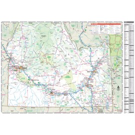 Rand McNally Easy to Read: Idaho State Map