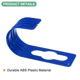 M METERXITY Garden Hose Hanger, ABS Plastic Water Hose Holder Wall Mount for 150 Feet Garden Watering Tube Hoses Storage, Expandable Outside Pipe Reel Hanging Hooks [Sapphire]