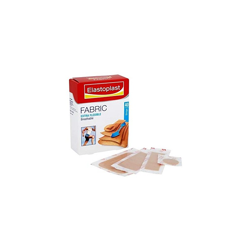 Elastoplast Plasters -Fabric - 40 (Assorted)-PACK OF 2