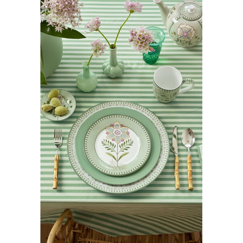 PIP STUDIO Lily&Lotus Light Green Breakfast Plate 21 cm