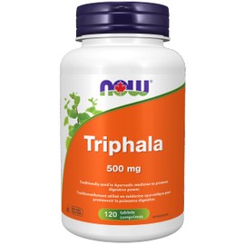 NOW Triphala Tablets, 500mg, 120 Count