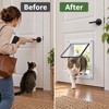 4-Way Locking Cat Door for Indoor & Outdoor Use –