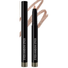 KXmzeG Neutral Matte Eyeshadow Stick Makeup, Metallic Rose Gold Cream Long-Lasting Eye Shadow Brightener Eyeliner Pencil, Matte Eye shadow Applicator Stick Pen Palette Makeup (02#, Pack of 1)