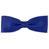 TigerTie Pre-Tied Slim Bow Tie Plain + Box, darkblue
