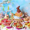 100 Pack Easter Day Treat Bag Easter Bunny Cello Bag